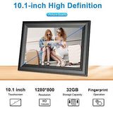 WiFi Digital Picture Frame,Built-in 32GB Memory 10.1 Inch 1280x800 IPS Touch ...