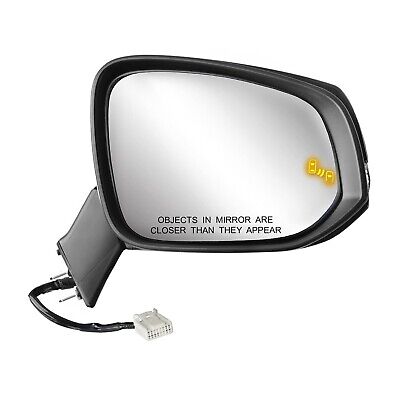 Passenger Side Mirror for Toyota Highlander, Highlander Hybrid, (textured bla...