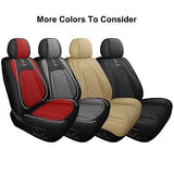 Tapha Executive Leatherette Car Seat Cover & Cushion Set, Breathable and Wate...