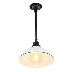 JONATHAN Y JYL7611A Jasper 12.25" 1-Light Farmhouse Industrial Indoor/Outdoor...