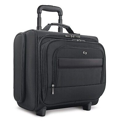 Solo New York Columbus 15.6-Inch Laptop Rolling Overnighter Case, Removable S...