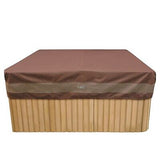 Duck Covers Ultimate Water-Resistant 86 Inch Square Hot Tub Cover Cap, Outdoo...