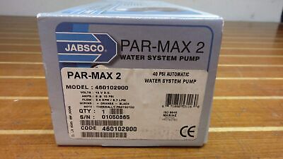 Jabsco 46010-2900 12V Pump Auto Water System, Black, 8.1" L x 4.2" W x 4.1" H