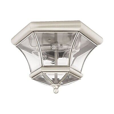 Livex Lighting 7053-04 Monterey Light Outdoor/Indoor Black Finish Solid Brass...