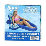 Aqua Campania Ultimate 2-in-1 Pool Float Lounge &#8211; Extra Large &#8211; Infl