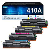 410A Toner Cartridges 4 Pack- Replacement for HP 410A 410X Compatible for HP ...