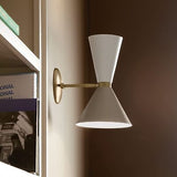 Kichler Phix 13.5 Inch 2 Light Wall Sconce in Champagne Bronze with Greige an...