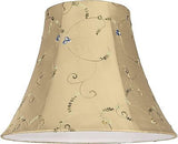 Aspen Creative 58051A, Bell Uno Lamp Shade, Gold, 7" Top x 14" Bottom x 11" S...