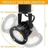 EAGLOD 15W H LED Track Light Heads,Dimmable LED Track Lighting Heads for Acce...