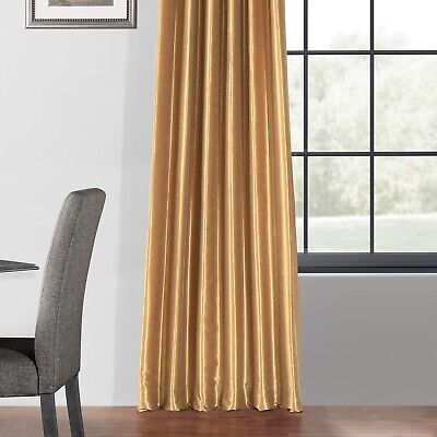 HPD Half Price Drapes Faux Silk Blackout Curtains 108 Inches Long for Bedroom...