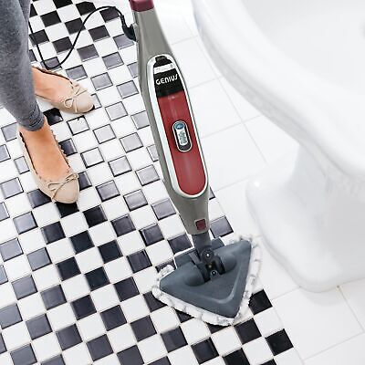 Shark S5003D Genius Hard Floor Cleaning System Pocket Steam Mop, Burgundy/Gray