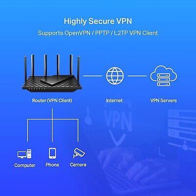 TP-Link AX5400 WiFi 6 Router (Archer AX73)- Dual Band Gigabit Wireless Intern...