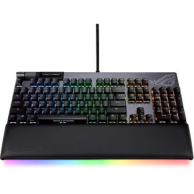 ASUS ROG Strix Flare II Animate 100% RGB Gaming Keyboard - Hot-swappable, ROG...