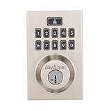 Kwikset 914 Contemporary Keypad SmartCode Electronic Deadbolt Satin Nickel