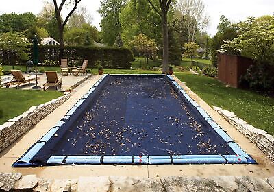 Blue Wave 16-ft x 36-ft Rectangular Leaf Net In Ground Pool Cover