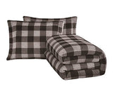 LONDON FOG Herringbone Plaid Collection, 2 Piece Comforter Set - Twin/Twin XL...