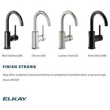 Elkay LKAV3021MB Avado Single Hole Bar Faucet with Lever Handle Matte Black