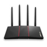 ASUS RT-AX55 AX1800 Dual Band WiFi 6 Gigabit Router, 802.11ax, Lifetime inter...