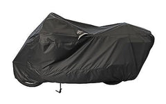 Dowco WeatherAll Plus Motorcycle Cover, Ratchet Attachment, Black Waterproof,...