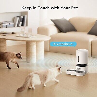 PETLIBRO Automatic Cat Feeder, 5G WiFi Pet Feeder for Two Cats or Dogs with R...