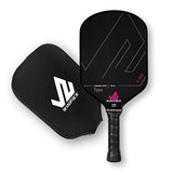 Pickleball Paddle, T700 Raw Carbon Fiber Pickleball Paddle, Thermoformed Pick...