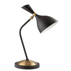 JONATHAN Y JYL9065A Albert 21.5" Iron Retro Mid-Century LED Table Lamp Contem...