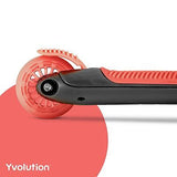 Yvolution Y Glider Kiwi Scooter for Kids Ages 3-8, 3 Wheel Scooter with LED W...