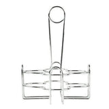 G.E.T. Metal Condiment Condiment Caddy with Number Holder, 4 Compartment, Chr...