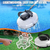 2024 Cordless Pool Vacuum for Above Ground Pool, Robotic Pool Cleaner Automat...