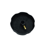 Westbrass European Style Trim for Cable Drive Bath Waste, Matte Black, D50TE-62