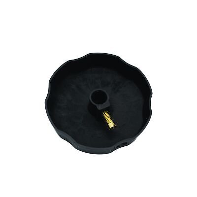 Westbrass European Style Trim for Cable Drive Bath Waste, Matte Black, D50TE-62