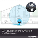 NETGEAR WiFi Router (R6230) - AC1200 Dual Band Wireless Speed (up to 1200 Mbp...