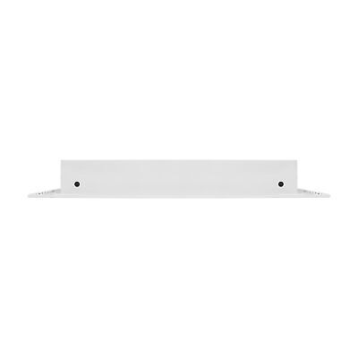 14x12 Modern AC Vent Cover - Decorative White Air Vent - Standard Linear Slot...