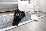 Color Checkerboard Dog and Cat Pet Mat, Dog Bed Cover Large Plaid Square Pet ...