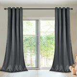 Inherent Flame Retardant Curtains for Living Room 2 Panels Blackout Drapes 10...