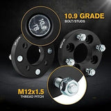 KAX 4x100mm to 4x4.5 Wheel Spacers, 1" Wheel Adapters M12x1.5 Fit for Civic C...