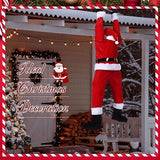 Poen 59 Inch Electric Santa Claus Christmas Decor with Remote Control Life Si...