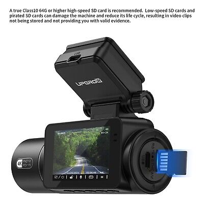 PB22 Dual Dash Camera, with Front 4K Camera, Rear 2K Ethernet Camera for Extr...