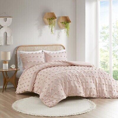 Intelligent Design Twin Comforter Set, Clipped Jacquard Comforter Set Chic Po...