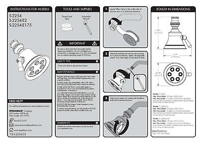 Speakman S-2254-BN Anystream 3-Setting Showerhead for Stylish Bathroom D&#233;co