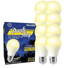 Miracle LED 9W Bulb Dark Sky Light for Light Pollution, Parks, Streetlights e...