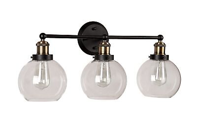 Aspen Creative 62268, Bathroom Vanity 3 Lights Fixture, 24-1/2" W x 11-3/4" H...