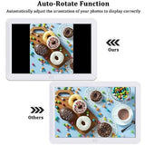 1920x1080 8 Inch Digital Picture Frame 16:9 IPS Screen, Photo Auto-Rotate, Au...