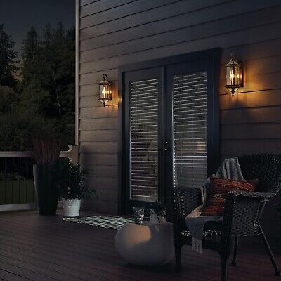 18.5" H Copper Outdoor Wall Lights Exterior Waterproof Wall Sconce Light Fixt...