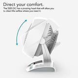 Vornado 5303DC Energy Smart Small Air Circulator Fan with Medium, white