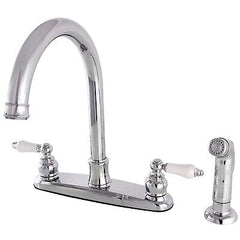 Kingston Brass FB7791PLSP Victorian 8-inch Centerset Kitchen Faucet, Chrome