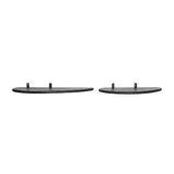 Bloomingville 24 Inches and 19 Inches Mango Wood and Metal Organic Shaped Flo...