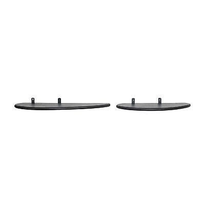 Bloomingville 24 Inches and 19 Inches Mango Wood and Metal Organic Shaped Flo...