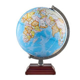 Waypoint Geographic Odyssey Plus Globe, 12" Blue Ocean-Style World Globe, Up-...