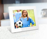 Aluratek 8 Inch WiFi Digital Photo Frame with Touchscreen IPS LCD Display and...